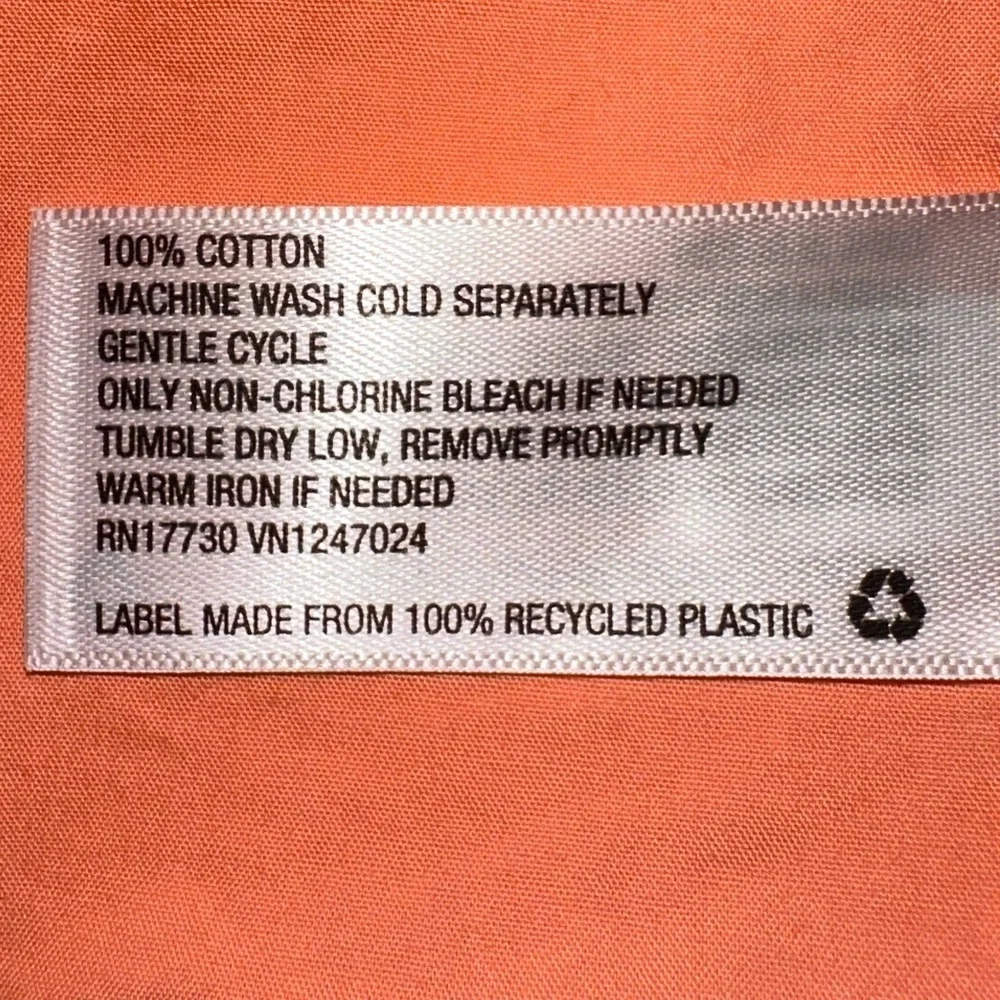 a new day Peach Midi Skirt Size Medium Church School Office Lightweight Cutr